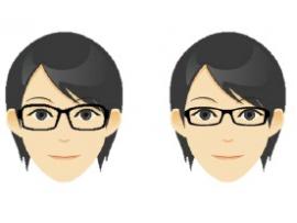 『顔型別似合うメガネの選び方(4)面長顔編』
