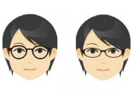 『顔型別似合うメガネの選び方(3)四角顔編』
