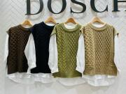 新作ニットベストアンサンブル