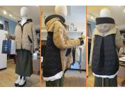 ☆配色感がモード♪デザインのあるダウン☆