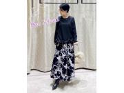 新作柄スカートコーディネート♪