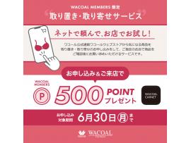 ☆ネットで頼んで、お店でお試し‼︎〜取り置き取り寄せサービスキャンペーン〜☆