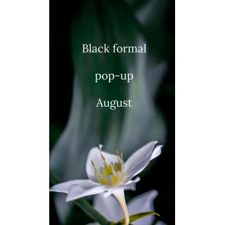 ～パパスアンドママス～  August pop-up Black formal SUMIZUMI♪︎