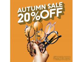 対象商品が一律20%OFF!「JINS AUTUMN SALE」スタート!