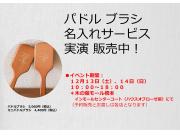 世界にひとつあなただけのブラシを  特別な「名入れパドルブラシ」（モチーフ有）