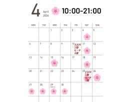 〜パパス＆ママス〜4月営業時間のお知らせ♪