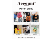 〜パパス＆ママス〜 Account/アカウント POPUPイベントも始まります〜♪