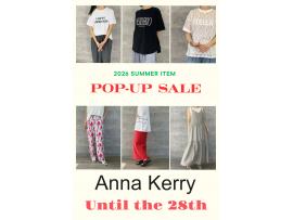〜パパス＆ママス〜Anna Kerry/アンナケリーPOPUP SALE 期間延長決定♪