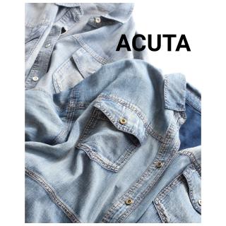 〜パパス＆ママス〜 new arrival ACUTA/スクータ シアーデニムGシャツ