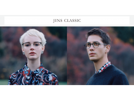 JINS 秋のクラシックフレームコレクション発売中