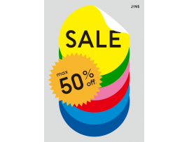 MAX50%OFF!JINSのFINAL SALE実施中!
