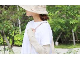 天然素材で気持ちよくUVカット