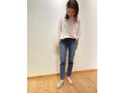 ②【YANUK】スリムテーパード RUTH