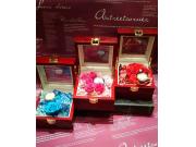 【母の日におススメ】クロック付きプリザ