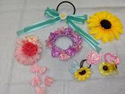 夏のヘアーアクセサリー