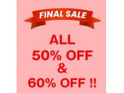 ☆FINAL SALE開催中！夏物５０～６０％ OFF！☆