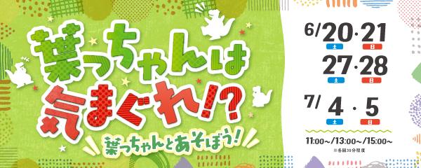 葉っちゃんは気まぐれ！？葉っちゃんとあそぼう！